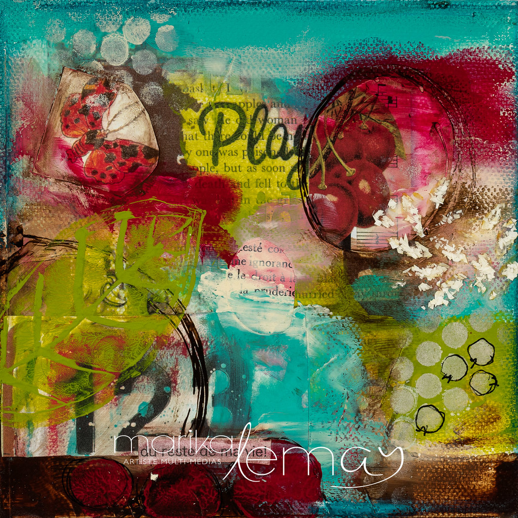 Le-plus-beau-jour-techniques-mixtes-sur-toile-6x6